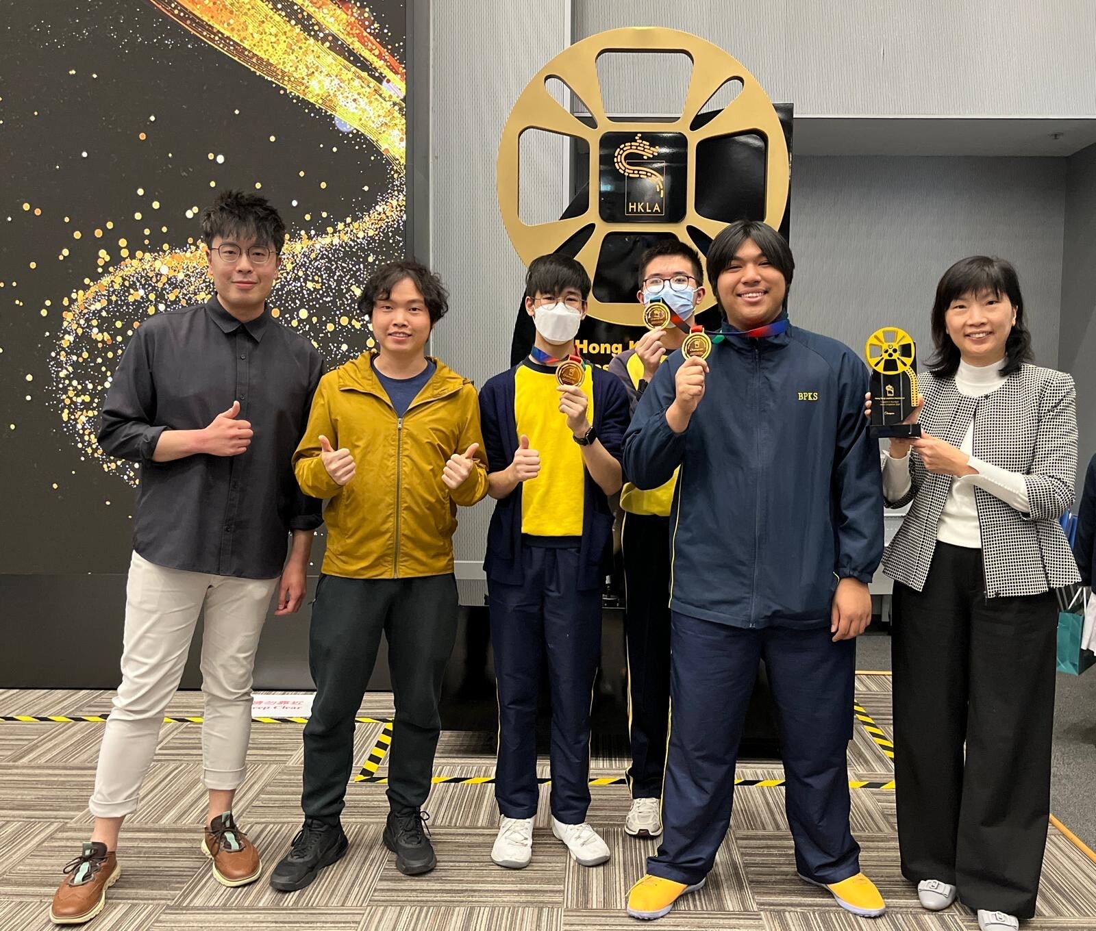 同學參加「你眼中的物流2024」中學短片拍攝比賽榮獲冠軍。 同學參加「你眼中的物流2024」中學短片拍攝比賽榮獲冠軍。